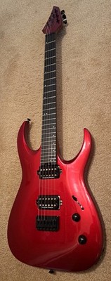 Jackson Pro Plus Misha Mansoor Juggernaut HT6 Guitar, Red Crystal, Duncans!