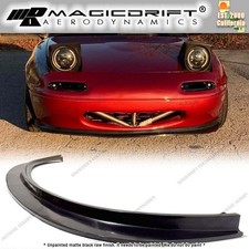 For 90-97 Mazda Na Miata Mda Track Style Front Lower Bumper Lip Chin Spoiler Pu
