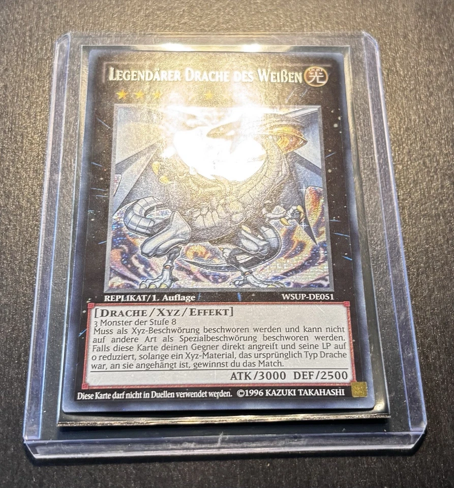 Yu-Gi-Oh! Legendärer Drache Des Weißen Secret Rare WSUP Near Mint 1. Auflage - Bild 4 von 4