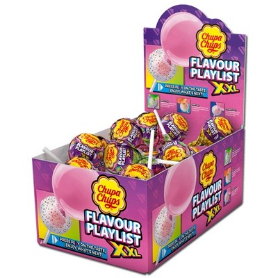 (12,92 /1kg) Chupa Chups XXL Playlist Lollipop und Kaugummi, 25 Stück