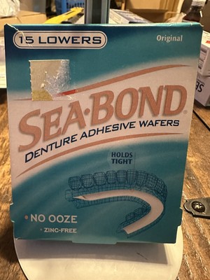 NIB Denture Adhesive Seals, Original, 15 Lowers