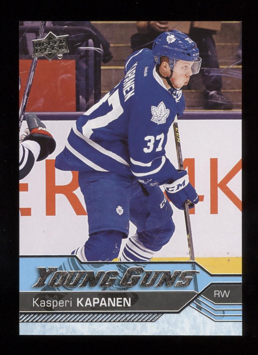 2016-17 UPPER DECK YOUNG GUNS ROOKIE RC #452 KASPERI KAPANEN