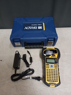 Brady M210 Label Printer in Hard Carry Case with Cable NO LABELS