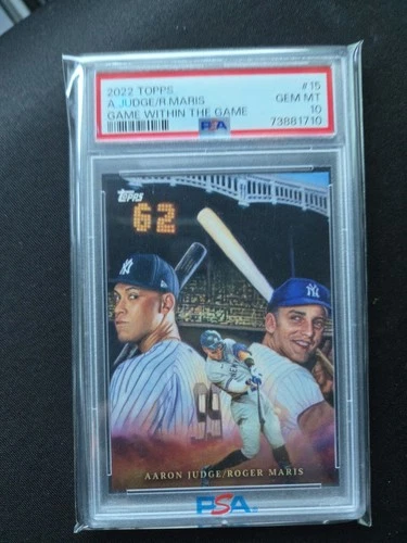 2022 Topps On Demand Game Within the Game - Aaron Judge, Roger Maris #15 /7251