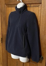 Helly Hansen Womens 1/4 Zip Pullover Fleece Size XS Heavyweight Pockets Outdoor