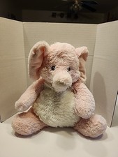 Aurora Baby Pink Elephant Soft Ears Plush Stuffed Animal Soft Toy 11 Lovey