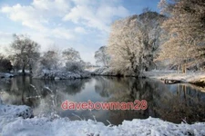 PHOTO  POND AT LITTLE SAXHAM ONCE THE FISHPOND FOR LITTLE SAXHAM HALL (DEMOLISHE