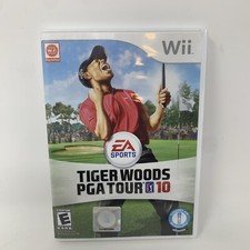 Tiger Woods PGA Tour 10 (Nintendo Wii Game) Complete w/ Manual - Clean & Tested