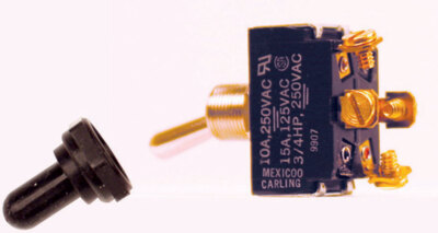 Longacre LON52-45440 Toggle Switch 4 Terminal Magneto 40amp 12V Weatherproof