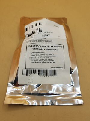 Det-tronics Electrochemical CO Sensor 005744-001 ASSY EC CELL CO 0-100 PPM New