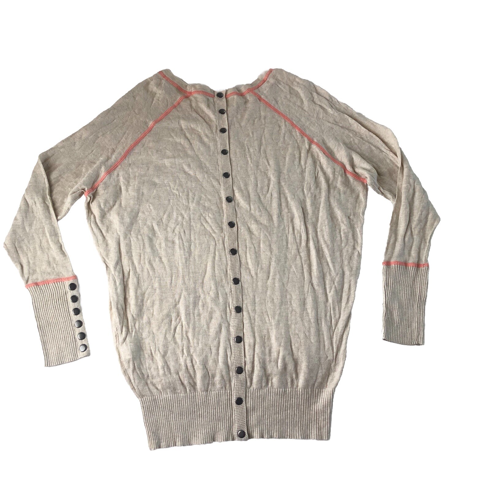 Ruby Moon Ivory Beige Heather Button Down Back & … - image 2