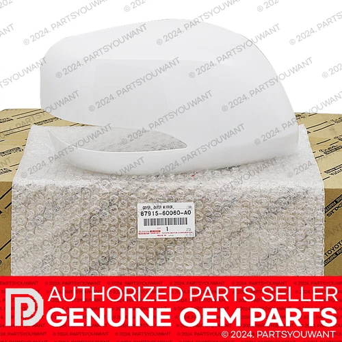 GENUINE Lexus GX460 LX570 OEM Passenger White Outer Mirror Cover 87915-60060-A0