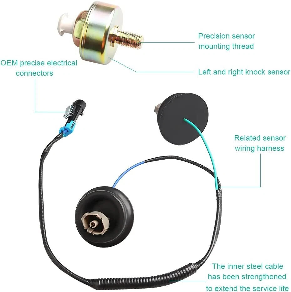 Pair Fit ACDelco 213-3521 Knock Sensors For Chevy Silverado Express GMC 12589867 - Image 3 of 4