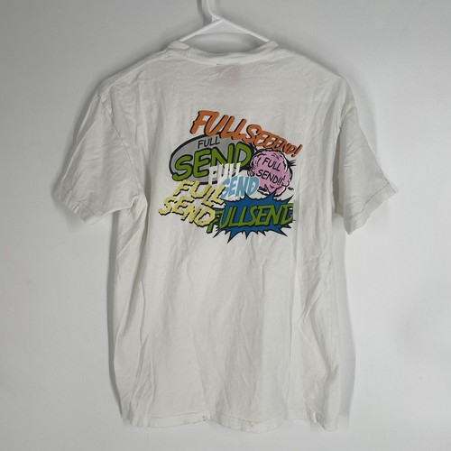 Mens White Nelk Boys T Shirt Size 