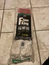 Floor King Looped End Mop Head Large 2pk 