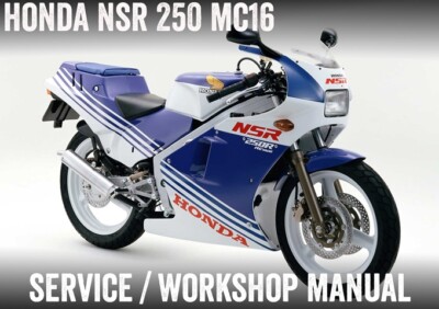 1987 Honda NSR250 NSR250R NSR 250 MC16 Repair Workshop Service