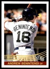 2018 Donruss Andrew Benintendi-Batting Stance Variation #227