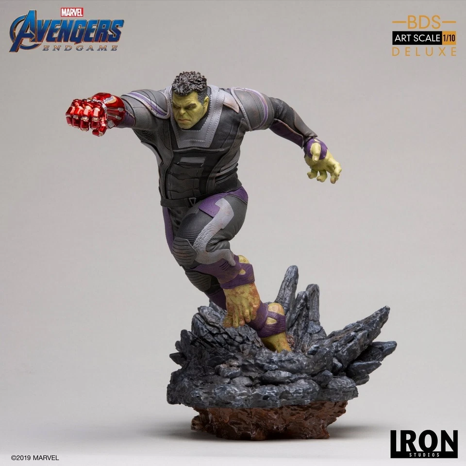 Iron Studios Avengers: Endgame Hulk Bruce Banner Deluxe BDS Art 1/10 Statue - Bild 2 von 4