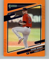 2021 Donruss Shane Bieber 183b  VAR 
