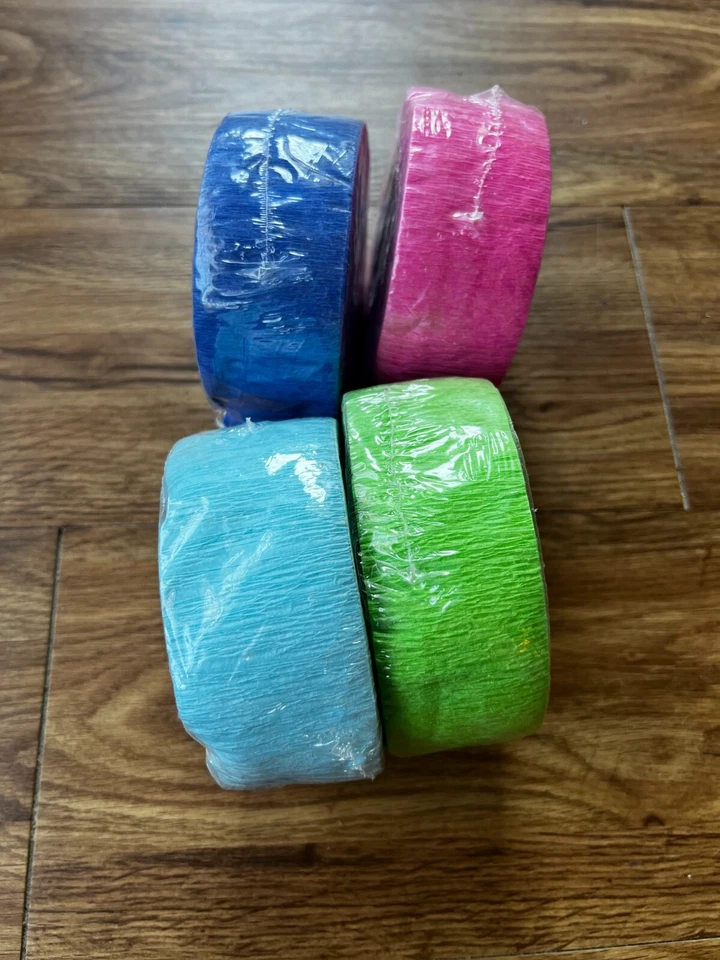 Party Decoration Streamers Crepe Paper Multi Colors, 150 ft (4 Rolls) - Image 2 of 3