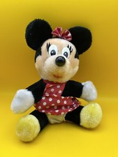 Vtg 1990s Disneyland Walt Disney World Plush Toy Minnie Mouse 8  Hard Nose