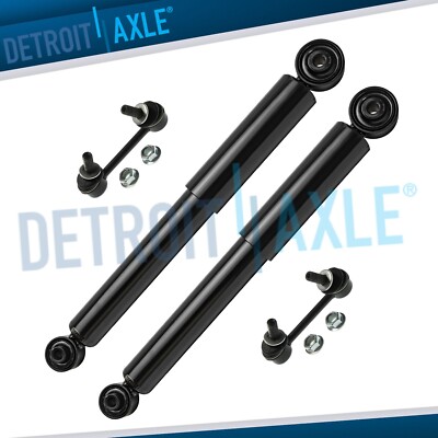 4pc Rear Shock Absorbers Sway Bar Links for Toyota Highlander Lexus RX350 RX450h