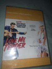 ELVIS and MARILYN 2 Movies LOVE ME TENDER(1956) The SEVEN YEAR ITCH(1955) SEALED