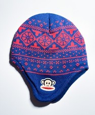 Kids Youth Paul Frank logo Beanie Hat Fleece ...