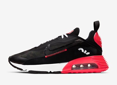 Nike Mens AIR MAX 2090 Infrared / Dark Sage / Black Trainers - uk 10 - eu 45  - | eBay