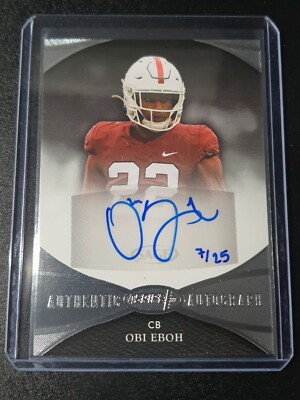 Obi Eboh - Sage Aspire Football 2022 - UCLA Bruins, 49ers - Auto - Silver - /25