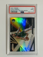 Luca Doncic 2021-22 Panini Prizm Silver Prizmatic #27 PSA 9 Lakers 🔥