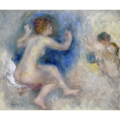 Renoir Studienszene Wagners Tannhauser dritter Akt Gemälde XL Wandbild Leinwanddruck