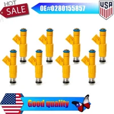NEW Set of 8 Fuel Injectors 0280155857 99-01 For Ford Linclon Mercury 4.6L V8