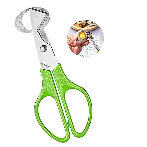 VOSSOT - Forbici per uova di quaglia, in acciaio inox, per uova di (s0I)