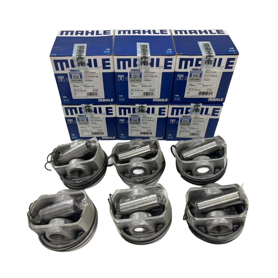 Juego de pistones y anillos 3X izquierda+3X derecha KS para VW AUDI S4 S5 A6 3.0TFSI 06E107065 Foto 2 de 4