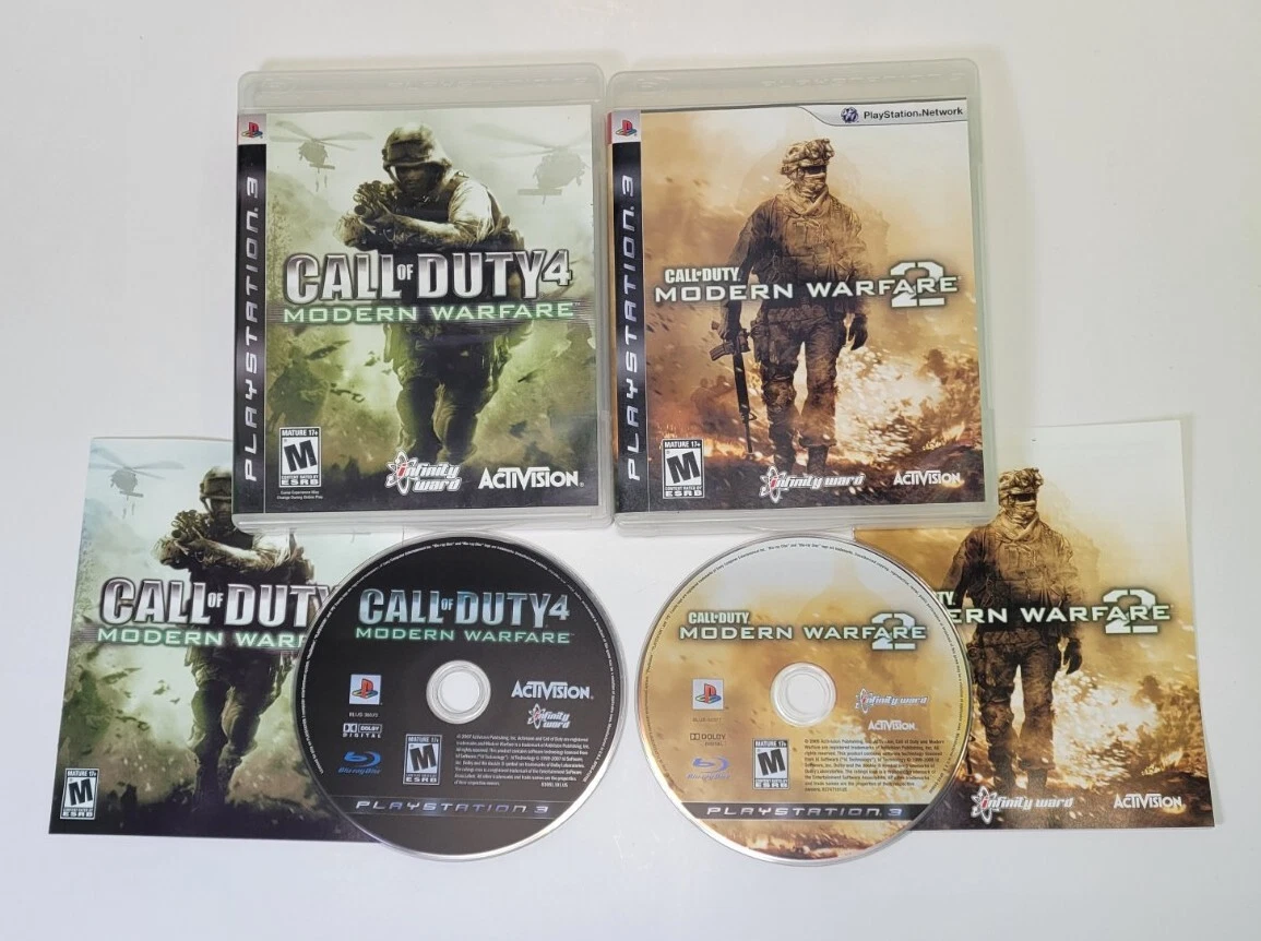 Call of Duty Modern Warfare 2 4 MW2 MW4 Sony PlayStation 3