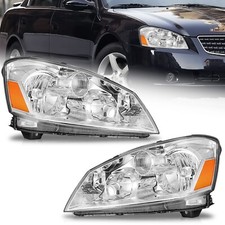 Weelmoto Pair Headlights For 2005-2006 Nissan Altima Halogen Headlamps