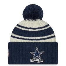 New Era Dallas Cowboys Cap Beanie Skull Knit Ski Hat Toboggan adult men Sideline