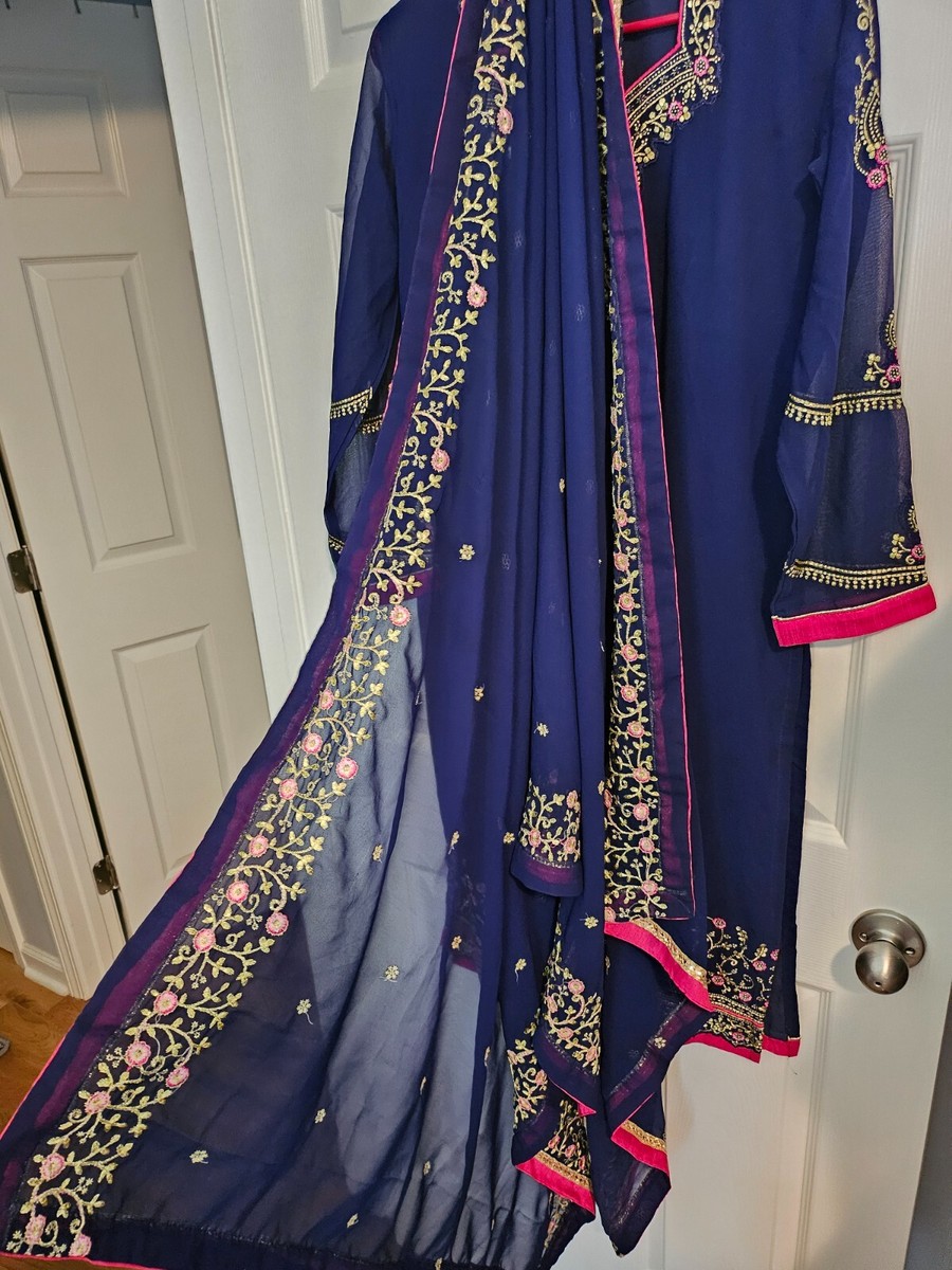 two piece indian bridesmaid dresses Mother of the Bride Long Flutter Sleeve Velvet Gown main image 0
