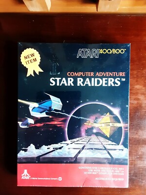 STAR RAIDERS  NIB (1980)    BRAND NEW Factory Sealed    ATARI  400/800