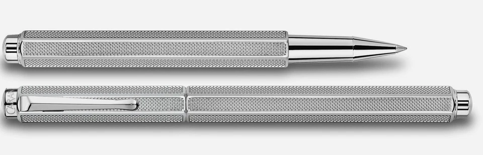 Caran d'Ache Ecridor миланская сетчатая шариковая ручка 838.345 палладий сделано в Швейцарии - Изображение 2 из 3