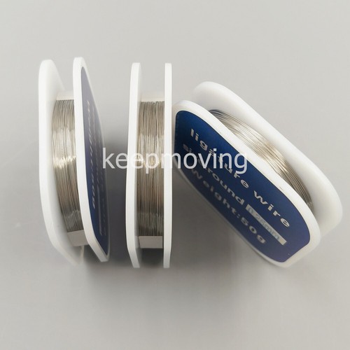 Bobina chirurgica linea filo legatura ortodontica dentale rotonda 25mm/.010" 50g 1 rotolo - Foto 4 di 22