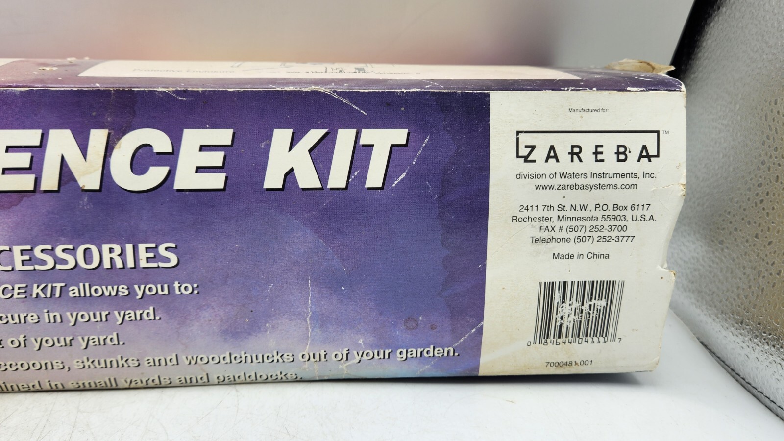 Zareba K9 Pet and Garden Electric Fence Kit 100 ft for Yard or Farm New