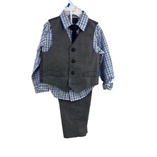Nautica Boys 4 Piece Set Vest Pant Shirt Tie 24 Month New