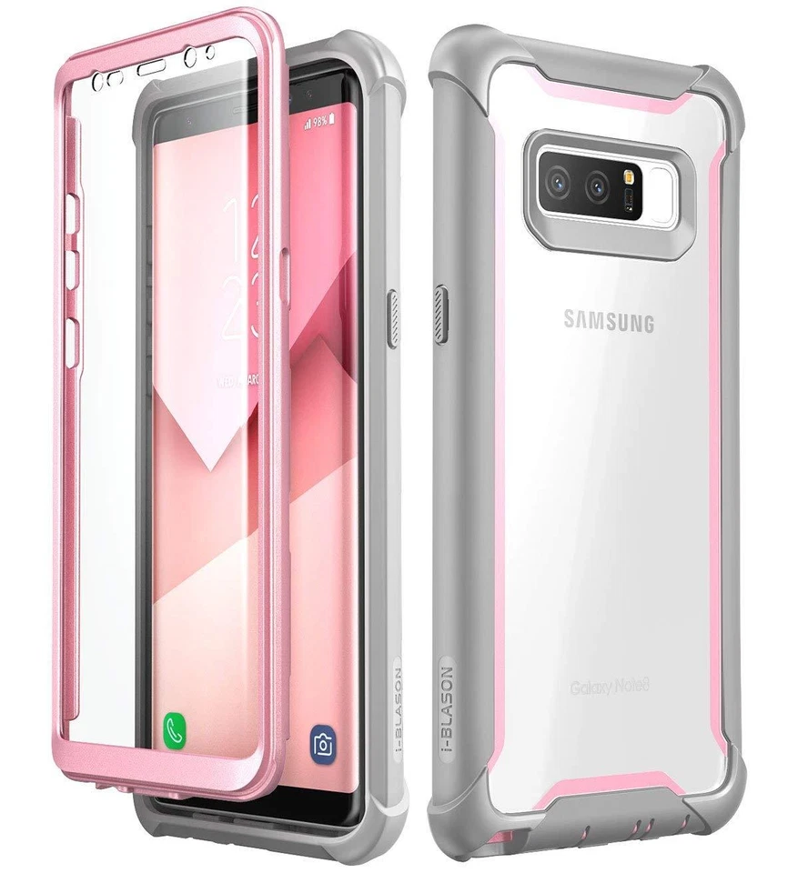Capa protetora de tela integrada para telefone Samsung Galaxy Note 8 i-Blason - Imagem 2 de 4