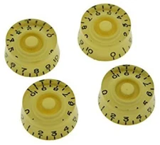 Dopro 4pcs Vintage Cream Guitar Speed Dial Knobs Control Knob fits LP Guitar