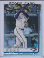 CAVAN BIGGIO ROOKIE CARD 2019 Topps Toronto Blue Jays RARE RAINBOW FOIL VERSION!