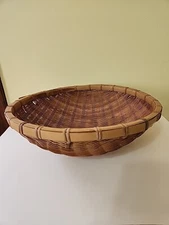 Sieve Woven Split Bamboo Basket Tray Southeastern ASIA