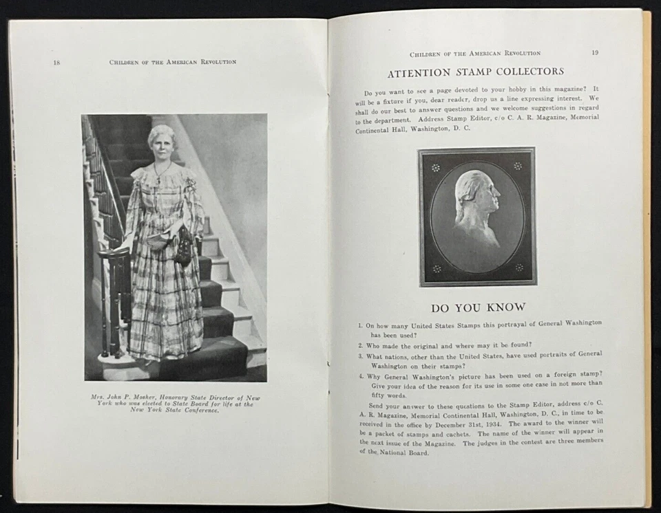 Children Of The American Revolution Magazine, November (1934) - Image 3 of 3