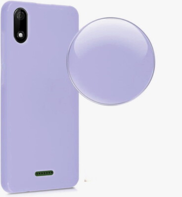 COMPATIBILE per WIKO Y81 (schermo 6.2) W-V680 Copertura tasti COVER custodia CASE GEL silicone TPU protezione MORBIDA antiurto soft flessibile ( nero) + pellicola vetro temperato